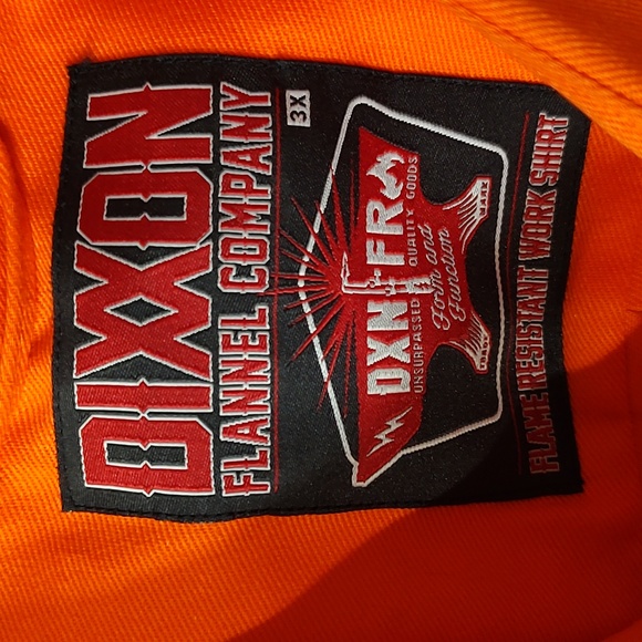 Dixxon FR Work Shirt 3XL 3X flame resistant safety orange - Picture 6 of 7